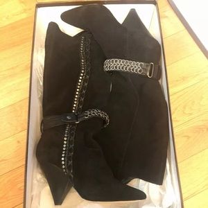Bebe Luca Boots Black Size 9 (Retail Price $228)